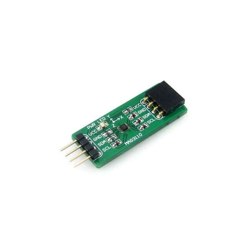 *DISCONTINUED* MAG3110 Board (Waveshare) 3-Axis, Digital Magnetometer, I2C interface