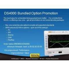 BND-MSO/DS4000 (Rigol) Serial Bus decoding bundle for MSO/DS4. Inc. I2C, SPI, CAN, FLEXRAY, RS-232