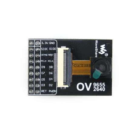 OV2640 Camera Board (Waveshare) 2Mpix. UXGA 1622x1200 Camera module 2 Megapixel