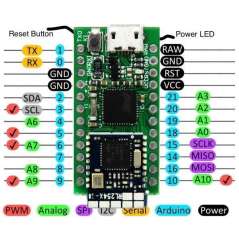 Blueduino Rev2--Arduino compatible pius BLE CC2540 (Seeed 317030031)