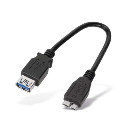 USB 3.0 OTG Cable, micro-USB/A, 200 mm