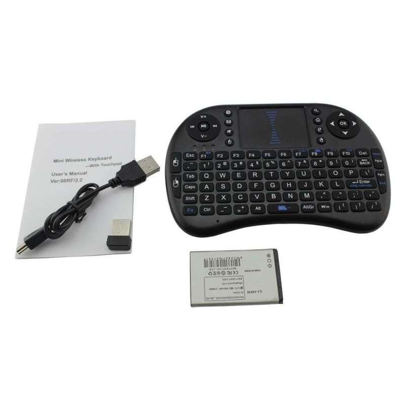 Mini Wireless Keyboard with Touchpad for Raspberry Pi (ER-RPA12141M ...