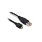 0.5M USB A PLUG TO USB B MICRO PLUG, BLACK (CCP-mUSB2-AMBM-0.5M) microUSB kabel (CABLE-167)