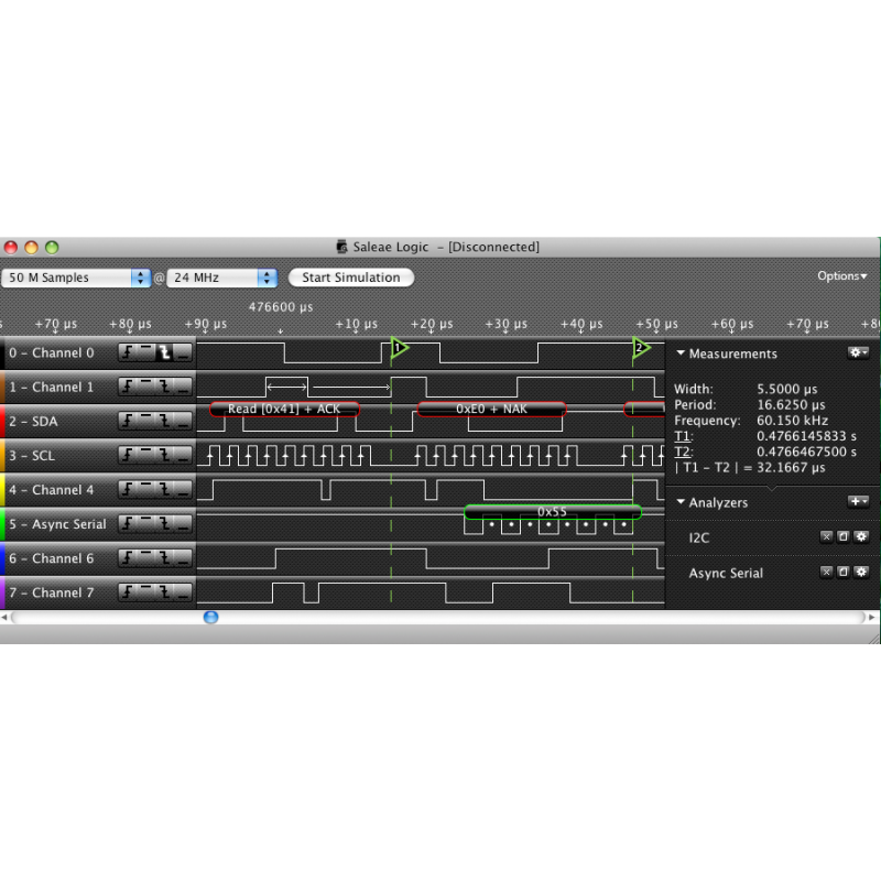 Saleae Logic 8 USB Logic Analyzer