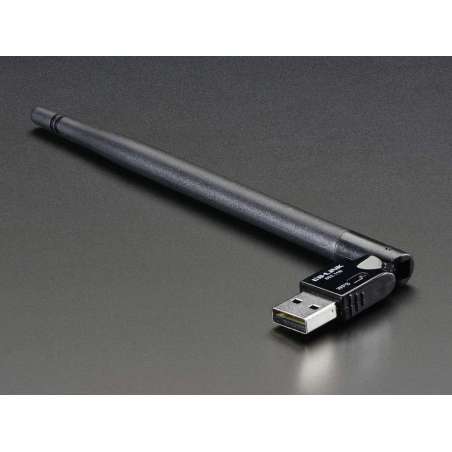USB WiFi (802.11b/g/n) Module with Antenna for Raspberry Pi (Adafruit 1030)