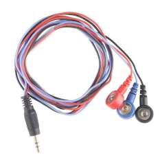 Sensor Cable - Electrode Pads  3 connector (Sparkfun CAB-12970)