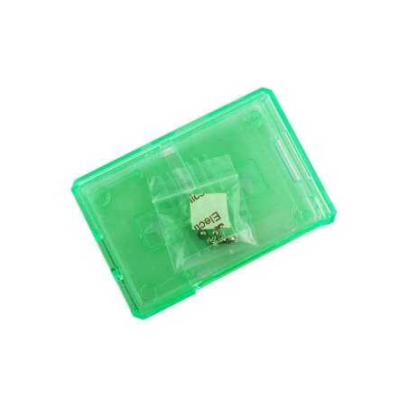 Green Plastic Shell for Raspberry Pi 3/2B/B+ (ER-RPA59340S)