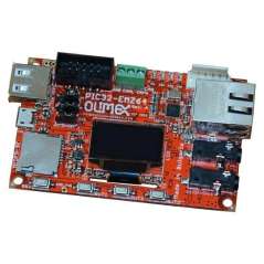 PIC32-EMZ64 (Olimex) DEVELOPMENT BOARD WITH PIC32MZ2048EFH064