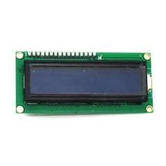 UART Serial 16x2 Characters LCD White on Blue  (Itead IM130129001WB)