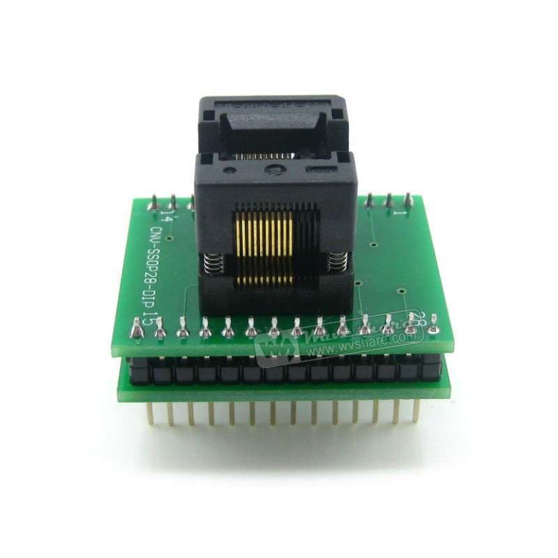 SSOP20 TO DIP20 (A), Programmer Adapter (Enplas/Waveshare)