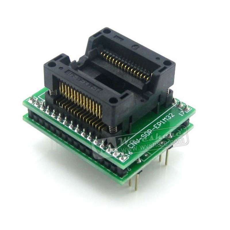 SOP32 TO DIP32 (B), Programmer Adapter (Enplas/Waveshare) WS-3802