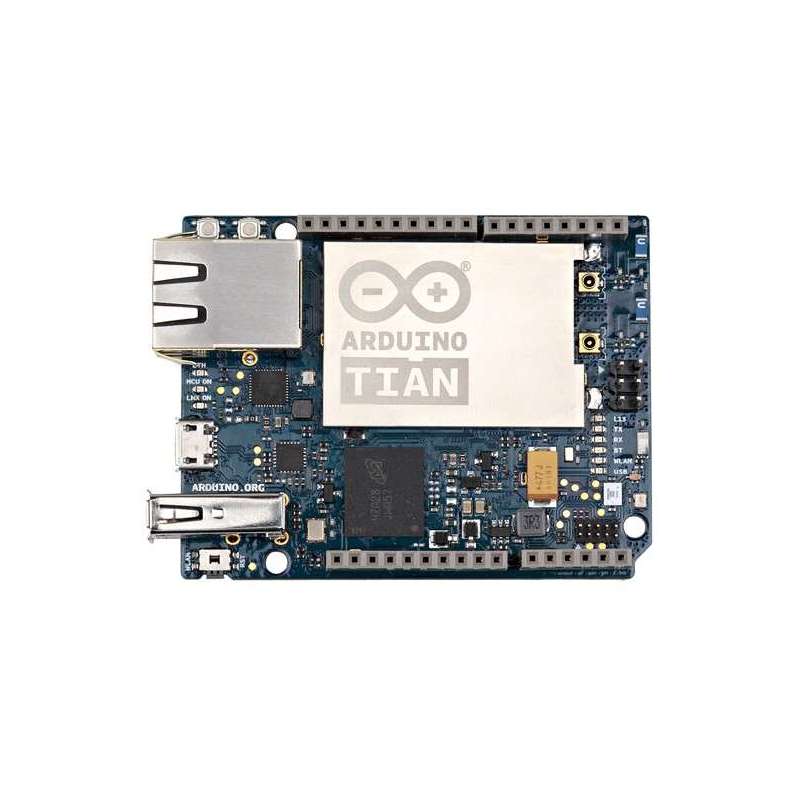 Arduino TIAN (A000116)  Linux @32bit, Atheros AR9342, Atmel Cortex® M0+ 32-bit 