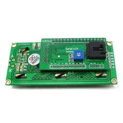 UART Serial 2x16 LCD LCM Display Module Yellow 5V  (IM120717005) universal use for Arduino,..