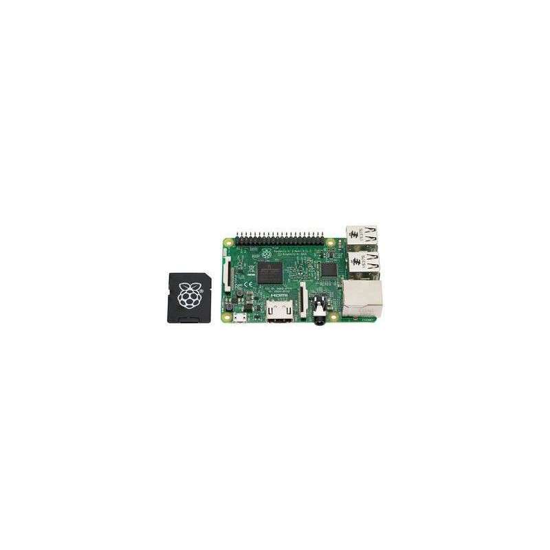 RASPBERRY-PI  RPI3-MODB-16GB-NOOBS  Raspberry Pi 3 Model B & 16GB MicroSD card preloaded NOOBS