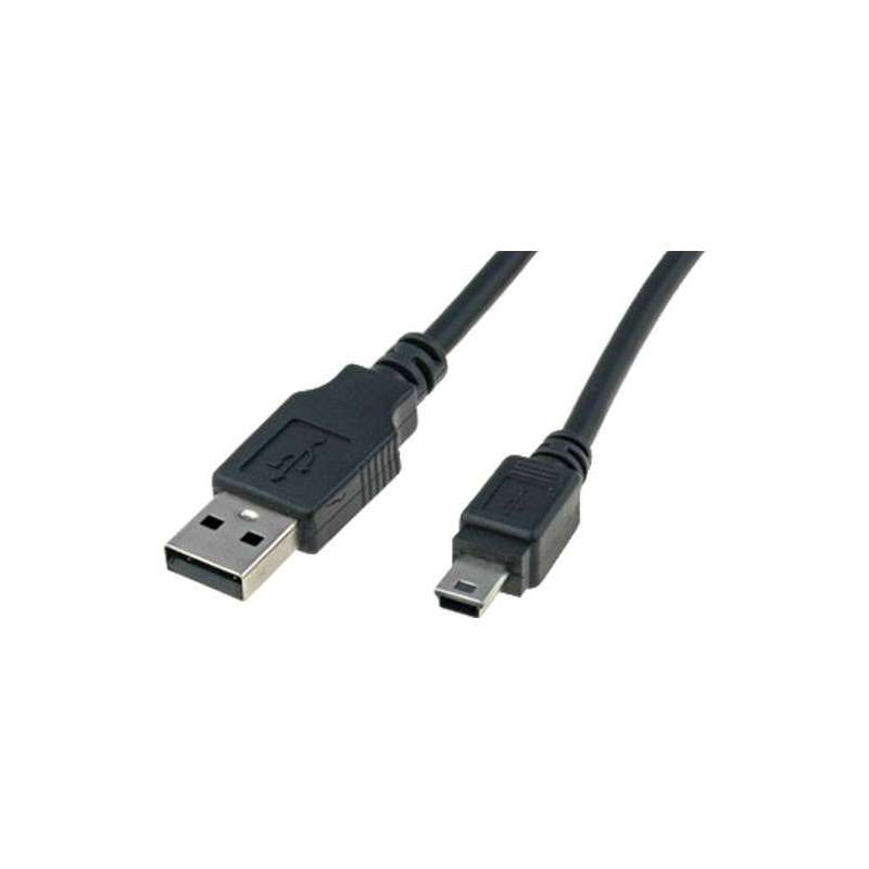 AK-300108-018-S (ASSMANN) Cable USB2.0 USB-A plug - USB-B mini plug, 1.8m , USB  kabel USB-USBmini