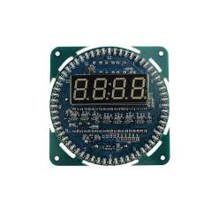 DIY Rotating LED Display Electronic Clock Module - Blue (ER-APK01302R)